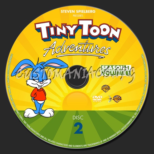Tiny Toon Adventures - Season 1 dvd label