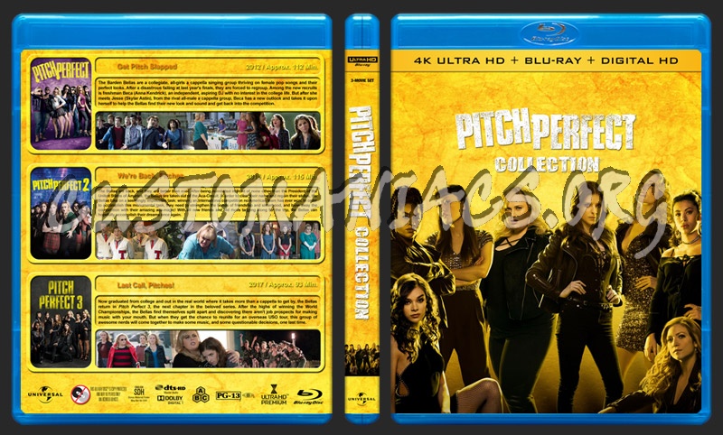 Pitch Perfect Collection (4K) blu-ray cover