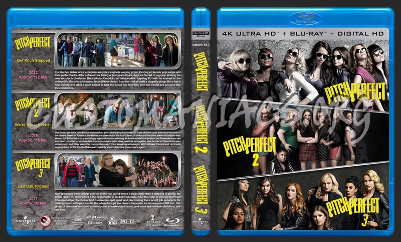 Pitch Perfect  Triple Feature (4K) blu-ray cover
