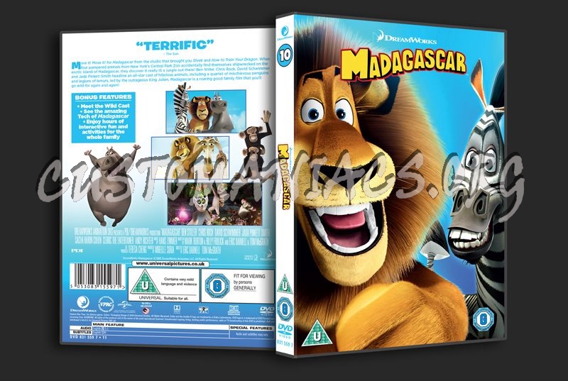 Madagascar dvd cover