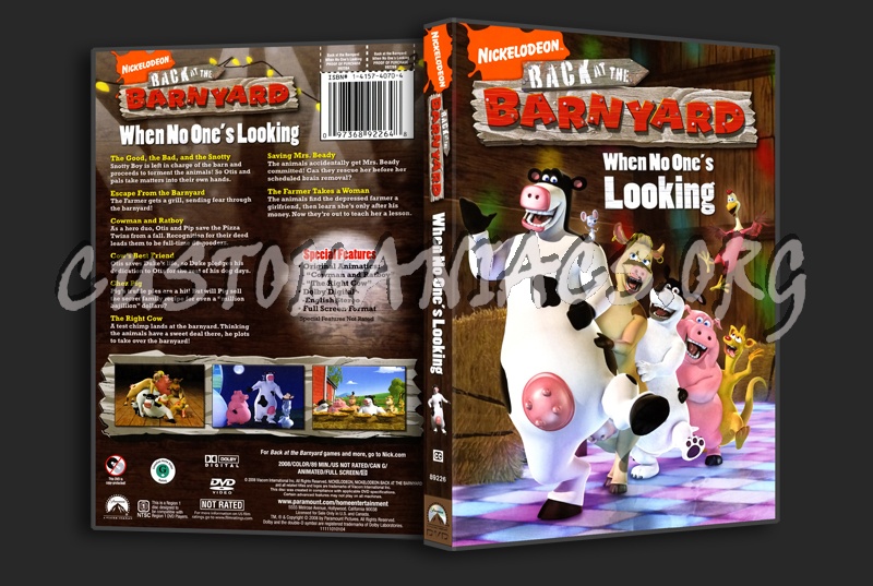 Back at the Barnyard When No One's Looking dvd cover