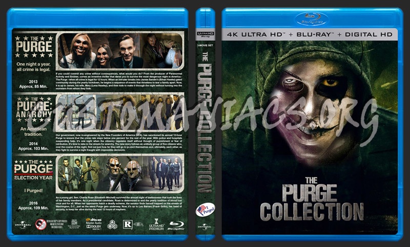 The Purge Collection (4K) blu-ray cover