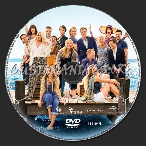 Mamma Mia Here We Go Again dvd label
