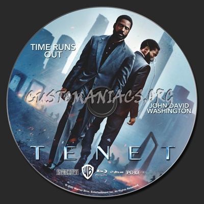 Tenet blu-ray label