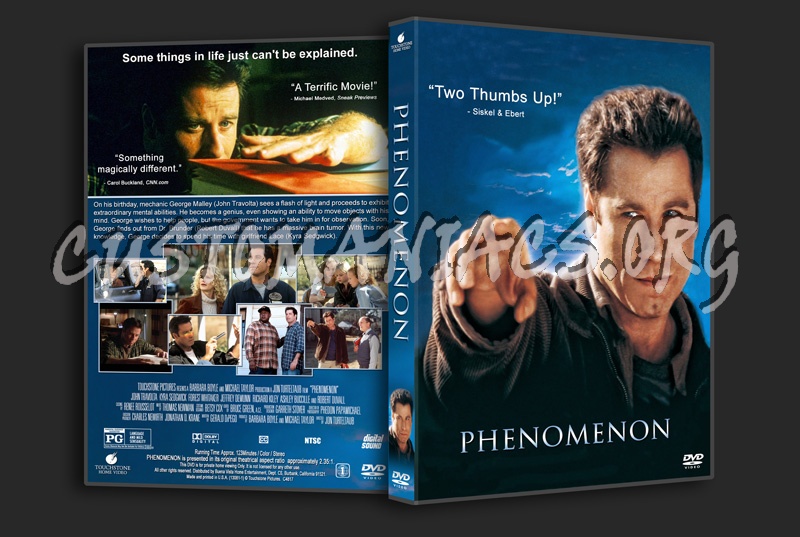 Phenomenon dvd cover