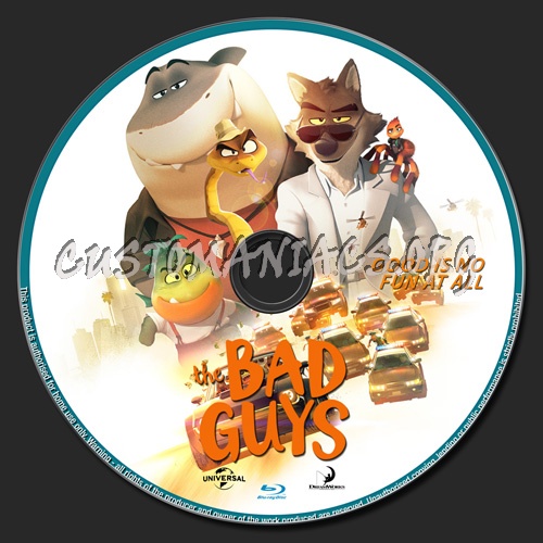 The Bad Guys blu-ray label