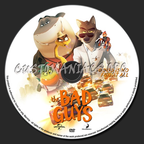 The Bad Guys dvd label