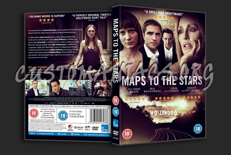 Maps to the Stars dvd cover