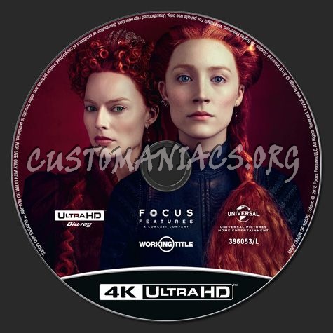Mary Queen of Scots 4K blu-ray label