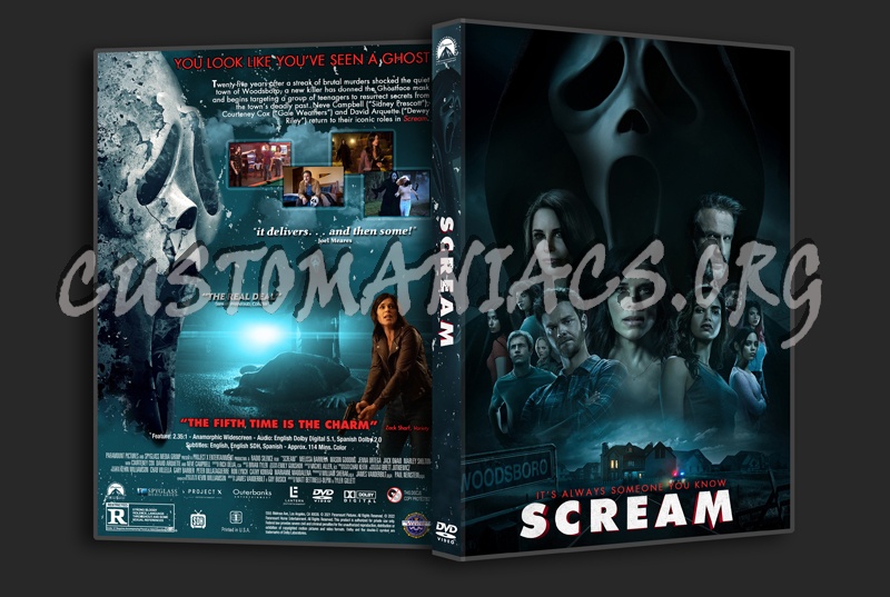 Scream (2022) dvd cover