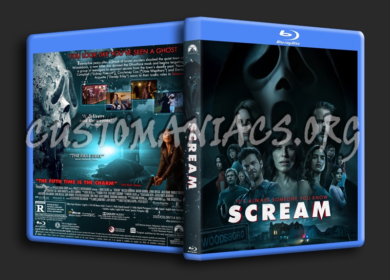 Scream (2022) dvd cover