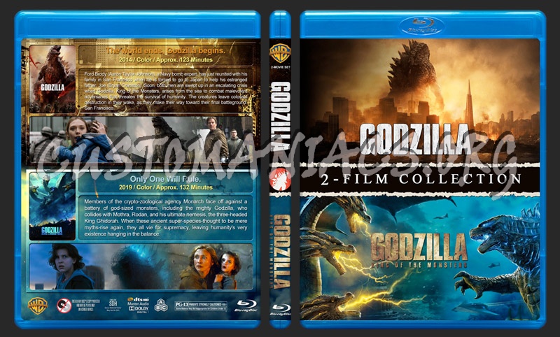 Godzilla Double Feature blu-ray cover