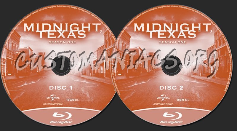 Midnight Texas Season 1 blu-ray label