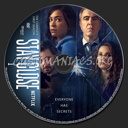 Stay Close Season 1 dvd label