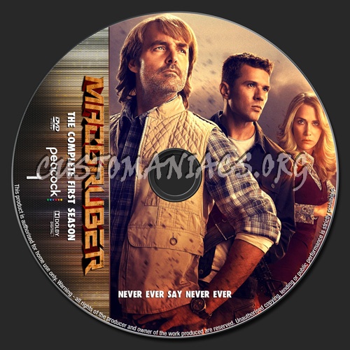 Macgruber Season 1 dvd label