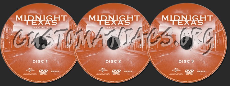 Midnight Texas Season 1 dvd label