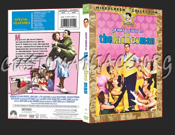 Jerry Lewis - The Ladies Man dvd cover