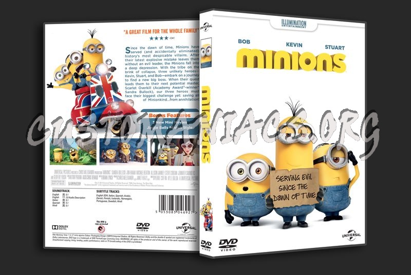 Minions dvd cover