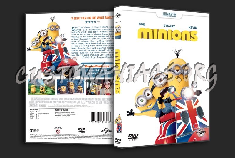 Minions dvd cover