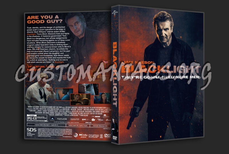 Blacklight (2022) dvd cover