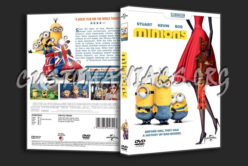 Minions dvd cover
