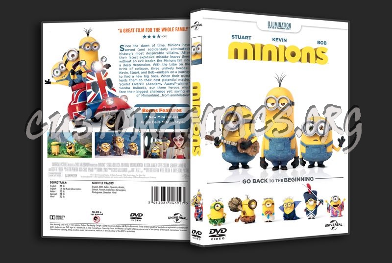 Minions dvd cover