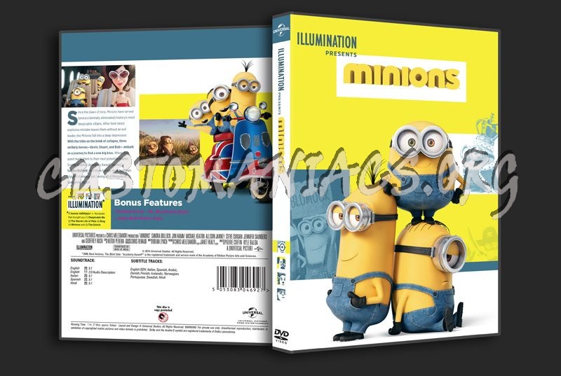 Minions dvd cover