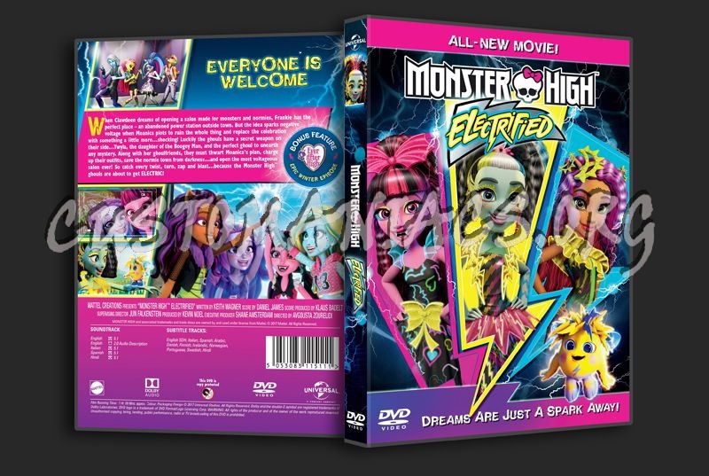 Monster High Electrified dvd cover
