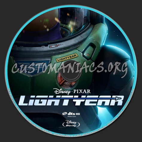 Lightyear (2022) blu-ray label