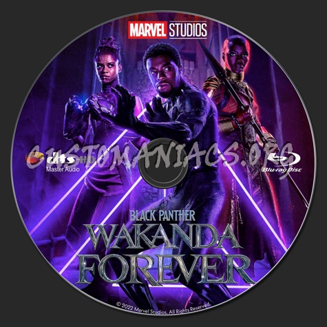 Black Panther - Wakanda Forever (2022) blu-ray label