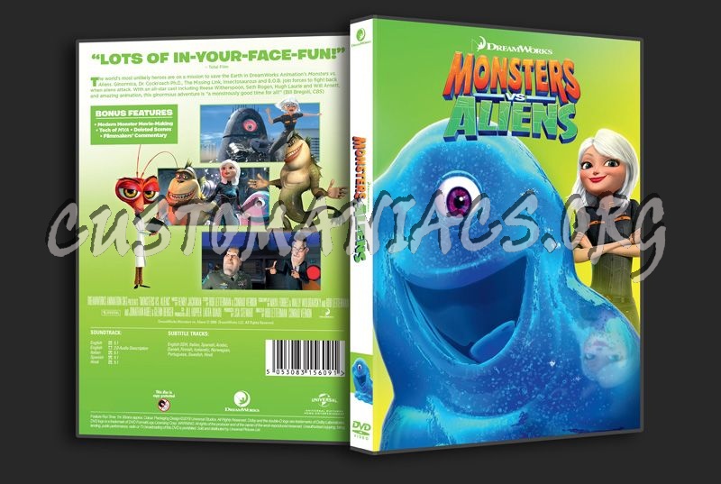 Monsters vs Aliens dvd cover