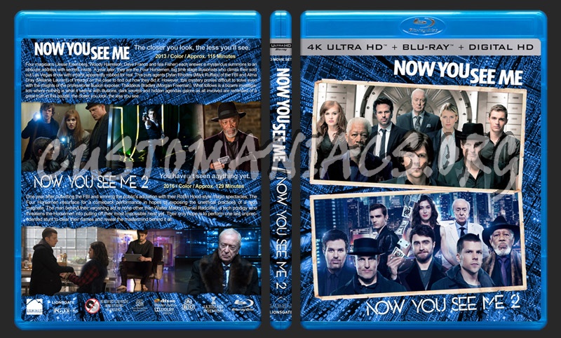 Now You See Me Double Feature (4K) blu-ray cover