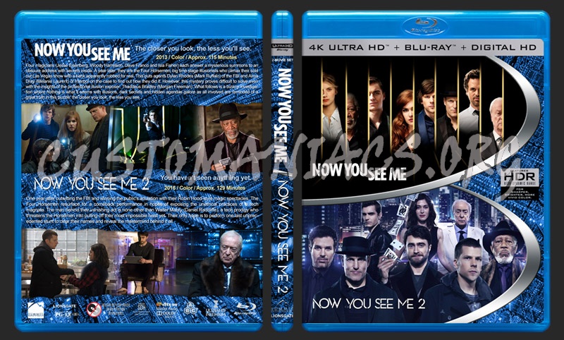Now You See Me Double Feature (4K) blu-ray cover