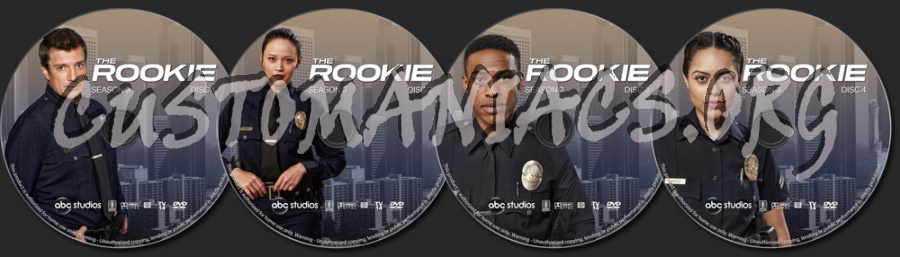 The Rookie - Season 3 dvd label