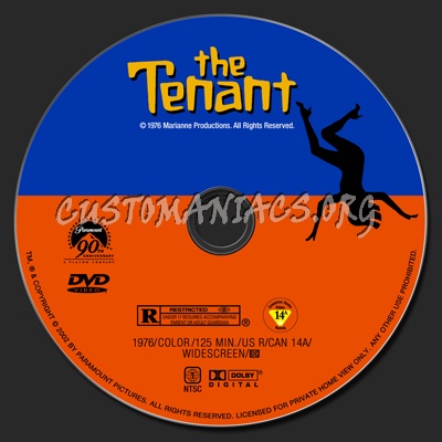 Tenant, The dvd label