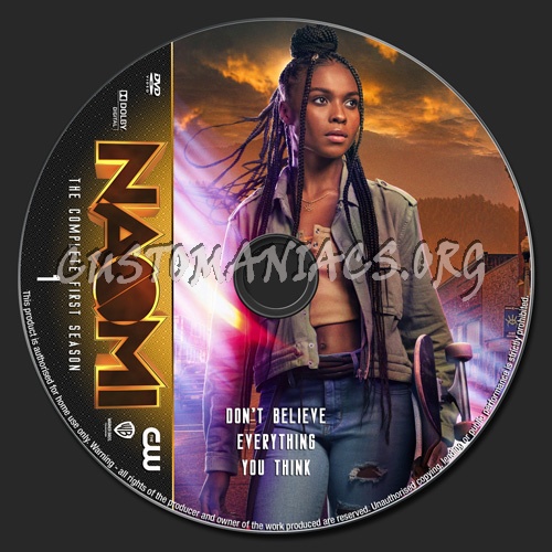 Naomi Season 1 dvd label