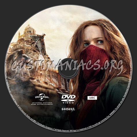 Mortal Engines dvd label