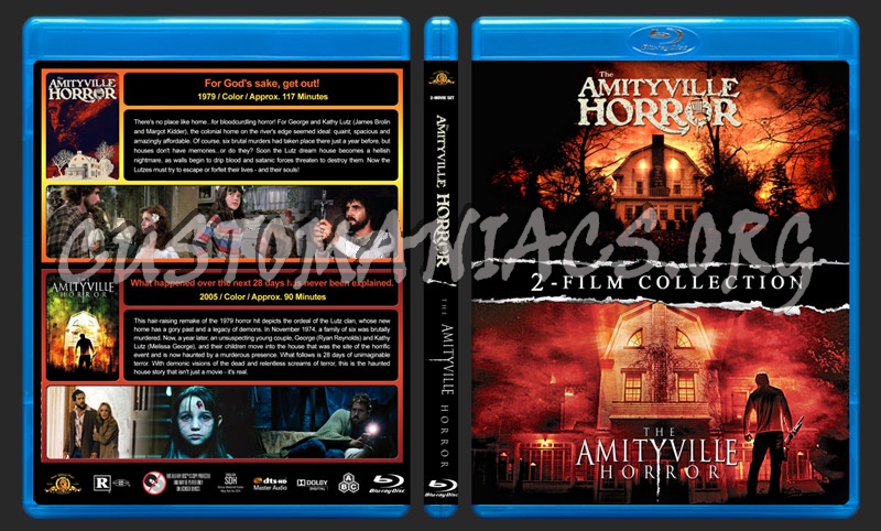 The Amityville Horror Double Feature blu-ray cover