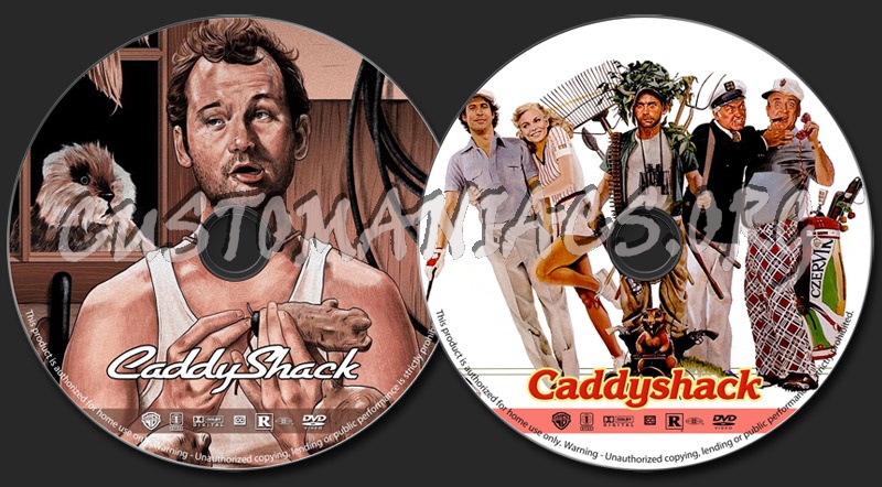 Caddyshack dvd label