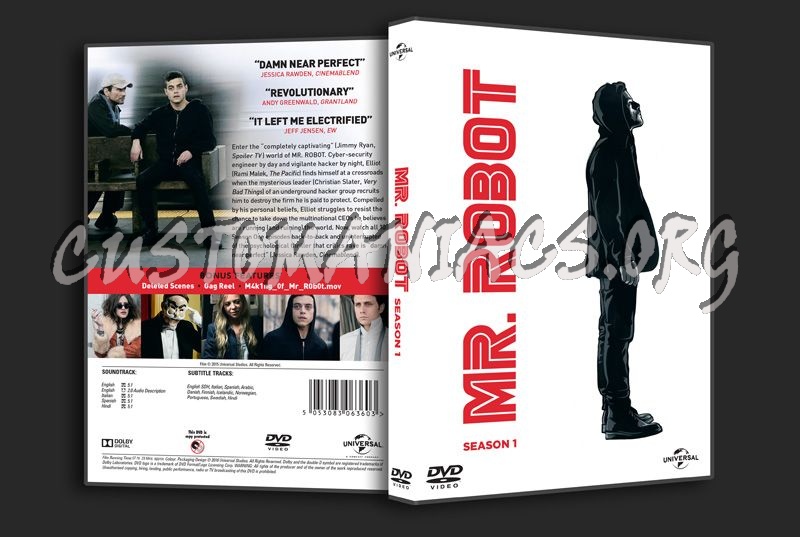 Mr Robot Season 1 dvd cover