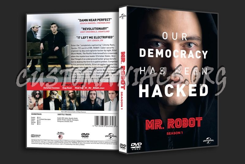 Mr Robot Season 1 dvd cover