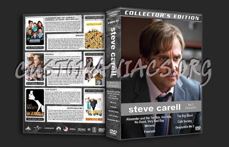 Steve Carell - Set 5 (2014-2017) dvd cover