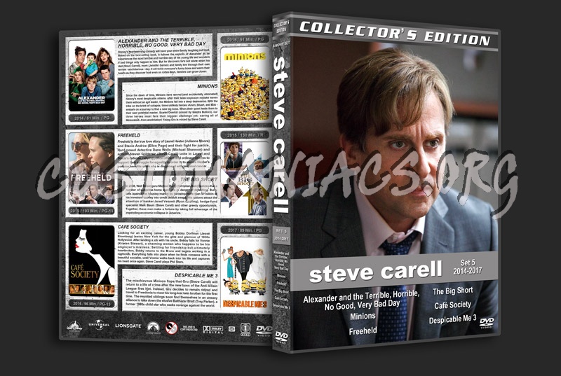 Steve Carell - Set 5 (2014-2017) dvd cover