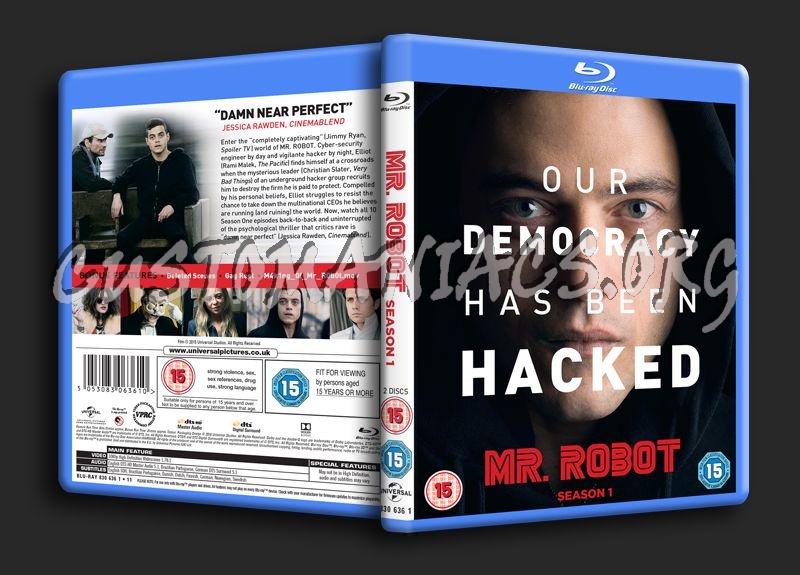 Mr Robot Season 1 blu-ray cover