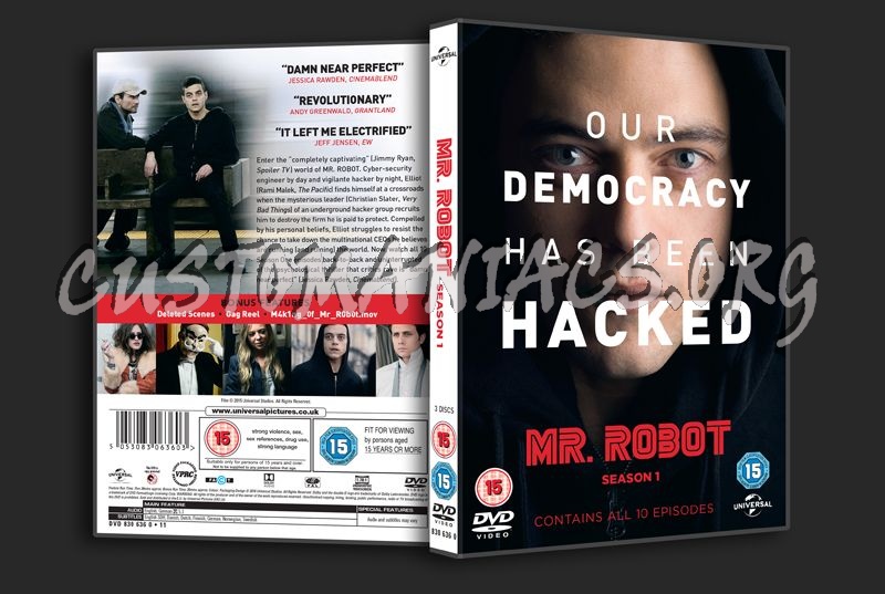 Mr Robot Season 1 dvd cover