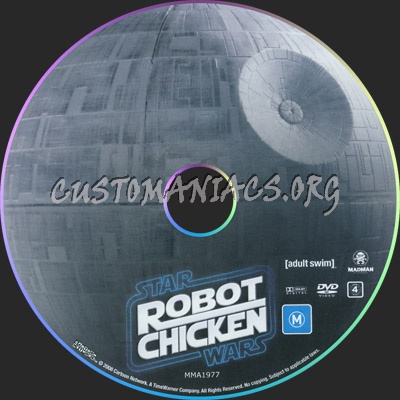 Robot Chicken dvd label