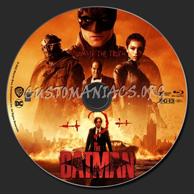 The Batman (2022) blu-ray label