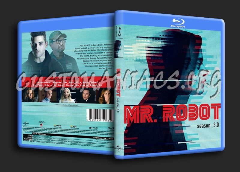 Mr Robot Season 3 blu-ray cover