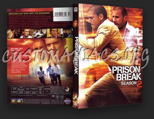 Prison Break Season 2 dvd cover