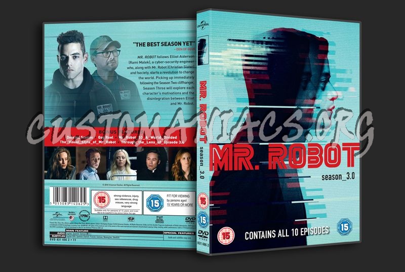 Mr Robot Season 3 dvd cover